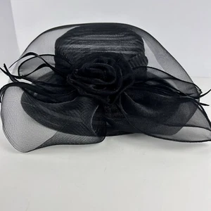 Giovannio Lady Winter Wool fashion VeiledFancy Hat Church Funeral Travel Dinner - Picture 1 of 15