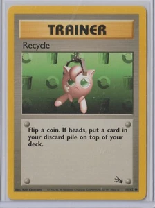 Pokémon 1999 inglese Fossil RECYCLE TRAINER 61/62 COME NUOVO mai giocato raro #3 - Foto 1 di 1