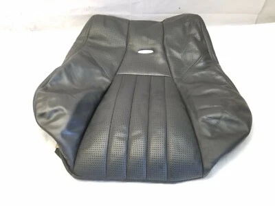 03-06 MERCEDES S55 AMG FRONT RIGHT PASSENGER SEAT BACKREST SKIN BLACK  #2 Foto 1 de 4