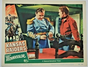 Tarjeta de vestíbulo 1950 Kansas Raiders, Audie Murphy, de colección Western Medal of Honor Cavalry - Imagen 1 de 1