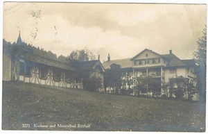 Ansichtskarte Rietbad/Schweiz/Helvetia - Kurhaus und Mineralbad - gelaufen 1921 - Picture 1 of 2