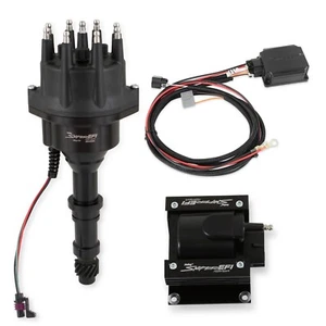 KIT MAESTRO DE ENCENDIDO HOLLEY ЕFI HYPERSPARK 2, DISTRIBUIDOR NEGRO, BUICK 400-455 - Imagen 1 de 1