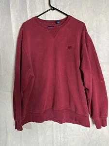 izod Red Long Sleeve Sweatshirt, Size Xl - Picture 1 of 11