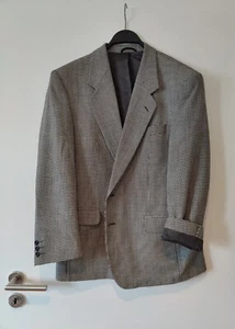 Sakko Blazer Herren Gr. L schwarz/weiß klein kariert  - Bild 1 von 2