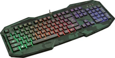 *ultimi pezzi* gxt 830rw-c tastiera gaming illuminazione rainbow wave trust - Immagine 1 di 3