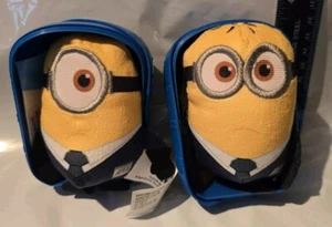 Zwei 4 Zoll Mini Plüsch Kapseln Minions Despicable Me 4 - Anti-Bösewicht AVL Phil & Carl - Bild 1 von 11