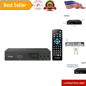 Digital Converter Box with HDMI, USB Recording & Built-in Clock - USA Only - Picture 1 of 11