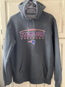 Patriots Youth Football Hoodie Pullover Sweatshirt Mens Womens M - Picture 1 of 6