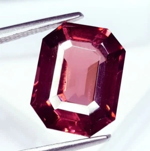 Gemas de corte octágono de 10 quilates con piedras preciosas sueltas de zafiro Padparadscha natural certificadas - Imagen 1 de 13