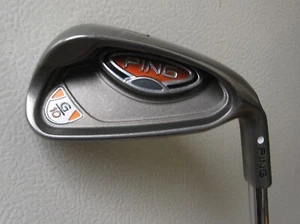 Ping G10 CB 7-iron- White Dot Lie, mfg. AWT steel shaft, R-Flex, 36.8" - Picture 1 of 9