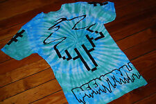 NEW Been Trill #BEENTRILL# Blue / Green Tie Dye Graphic T-Shirt (Medium)