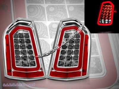 Luces traseras rojas de señal secuencial LED completas Chrysler 300 2011-2014 nuevas Foto 1 de 4