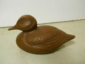 1988 Red Mill MFG Carved Duck Figurine State 4.5" - Picture 1 of 4