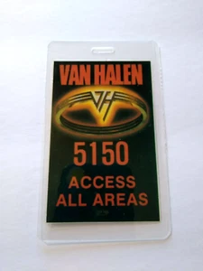 Van Halen 5150 Backstage Pass All Areas Original 1986 Hard Rock Musik Eddie - Bild 1 von 3
