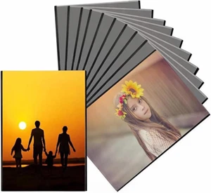 10 Pcs Magnetic Picture Frames 4x6 Inch for Refrigerator Cabinet Metallic - Picture 1 of 12