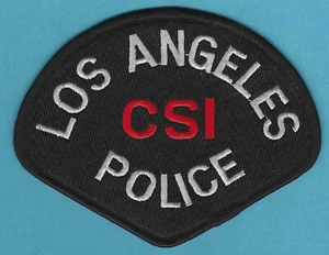 LOS ANGELES METRO POLICE CSI CRIME SCENE INVESTIGATOR SHOULDER PATCH - Picture 1 of 1