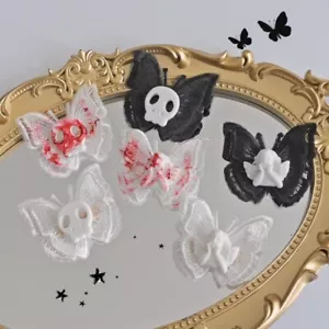 Gothic Skull Hairpins Halloween Hair Clips for Women Girls - Picture 1 of 7