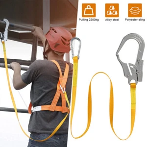 Climbing Heavy-Duty Safety Harness Safety Lanyard Harness Belt Protection Straps - Picture 1 of 12