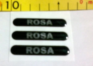 Logo Fregio con Nome in Resina 3 pezzi ROSA - Imagen 1 de 1