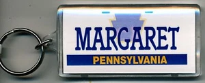 PENNSYLVANIA NAME KEYCHAIN MARGARET (LN-12-259) - Picture 1 of 1
