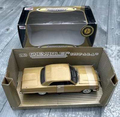 ANSON CHEVROLET IMPALA SS 409 1963 ORO 1:30 METAL FUNDIDO EN CAJA 10105 Foto 1 de 4