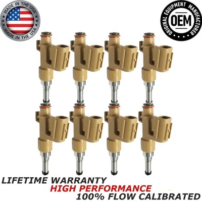 8x inyectores de combustible Denso OEM para Toyota Sequoia Lexus GX460 2008-2012 5,7 L 4,6 L Foto 1 de 4