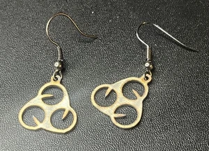 Deicide Insineratehymn Logo Earrings Death Metal RARE - Picture 1 of 3