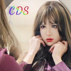 Realistische Weibliche Silikon Kopfmaske Crossdresser Gesichtsmaske für Frauen - Bild 1 von 30