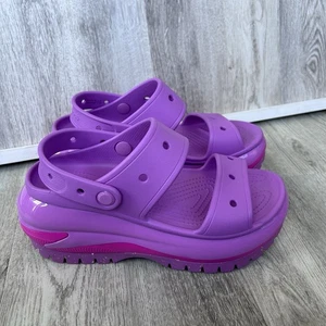 Crocs Mega Crush Pink Purple Juice High Damen 7 Neu ohne Etikett Plateau - Bild 1 von 9