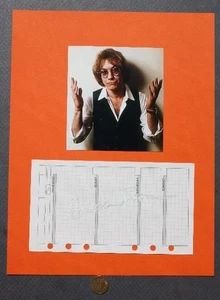 Werewolves of London Rockstar Warren Zevon signed Autogrammkarte & Fotoset - - Bild 1 von 1