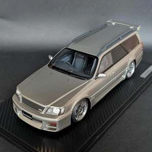 Ignition Model 1/18 Nissan Stagea 260RS Silver Resin Collectible Car IG2888 - Picture 1 of 12