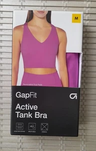 Sujetador sin mangas activo GapFit talla M Rosebud nuevo con etiquetas (precio de venta sugerido por el fabricante $39,95) - Imagen 1 de 7