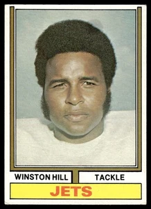 1974 Topps Winston Hill New York Jets #15 - Bild 1 von 2
