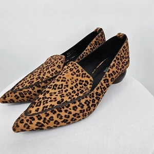 Jeffrey Campbell Viona Damen-Slipper Gepardenmuster Rindshaar Größe 9 - Bild 1 von 8