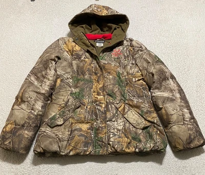 Realtree Womens Large Jacket Multicolor Camo Hunting Outdoor Full Zip Hooded - Image 1 of 4