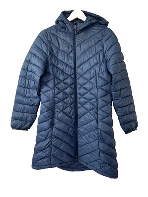 Chaqueta acolchada para mujer ZeroXposur Kate M azul de peso medio abrigo cálido de invierno Foto 1 de 4