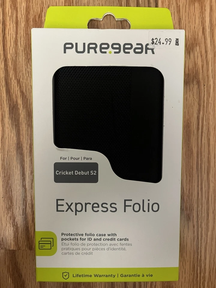 Estuche tipo billetera Express Folio para debut de cricket S2 mejor calidad de Puregear Foto 1 de 1