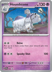 Pokemon Karte Scarlet & Violet Promo Houndstone 042 Cosmo Holo - Bild 1 von 1