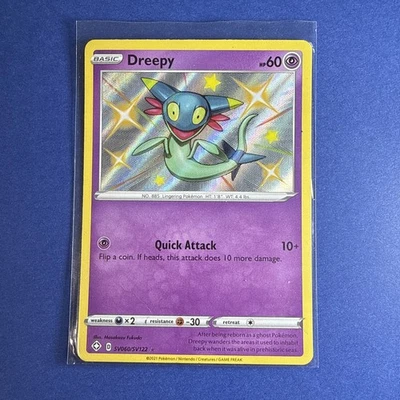 Dreepy SV060/SV122 Baby Shiny Vault Shining Fates Sword & Shield (NM) Pokemon - Image 1 of 2