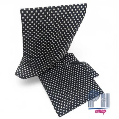 Винтажный ретро пояс обруч для волос галстук надежном шеи шарф горошек белый черный 7 «x 54» - Изображение 1 из 4