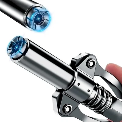 FJXBYWM Grease Gun Coupler Grease Gun Tips,Quick Lock Double Handles Grease Gun Tip