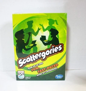 Scattergories Green Box Version Game Hasbro Fast Word 2013 NEW WRAP DMG - Picture 1 of 6