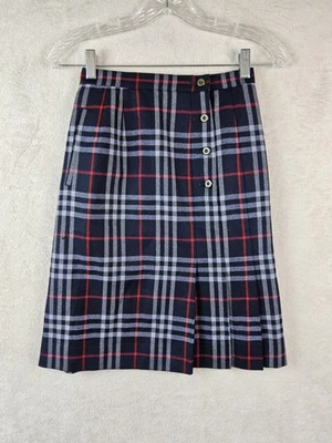 Falda a Cuadros de Lana Burberrys Of London De Colección Talla M Foto 1 de 4