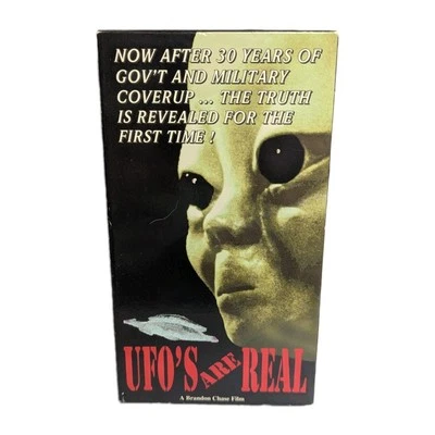 UFO's Are Real VHS Brandon Chase Film Government Conspiracy Aliens 1979/1993 - Image 1 of 4