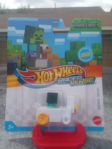 Mattel MINECRAFT Hot Wheels Racer Verse CHICKEN JOCKEY 2025 - Bild 1 von 6