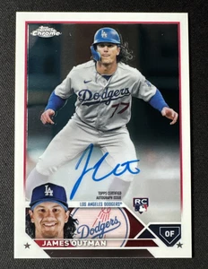 2023 Topps Chrome - Rookie Autographs James Outman #RA-JO (AU, RC) - Bild 1 von 2