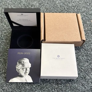 2022 The Royal Mint  Silver Proof 50p Box & COA - NO COIN - Picture 1 of 3