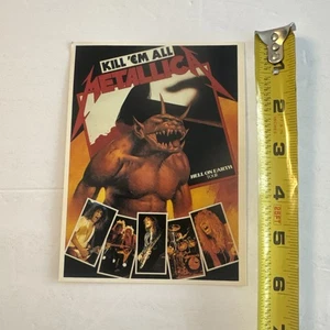 METALLICA - POSTKARTE - HELL ON EARTH TOUR - KILL 'EM ALL Heavy Metal Frankreich - Bild 1 von 2