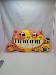 Mein B. Toys Meowsic Interaktive Katze Klavier Tastatur mit Mikrofon - getestet funktioniert - Bild 1 von 9
