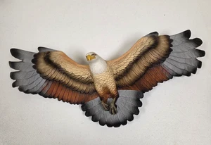 Bossons Fraser Arte Águila Calva Americana Pájaro Escultura Pared Placa Colgante Decoración - Imagen 1 de 7